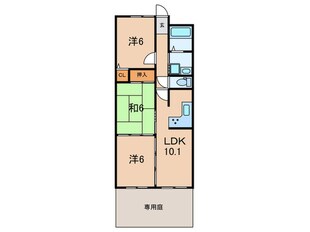 グランプレステージ加古川(106)の物件間取画像